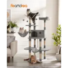 Gato XXL Árbol de Juego, 164 cm, Gris Claro