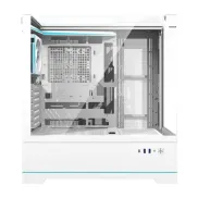 Caja ATX Big Tower Darkflash DY450 PRO Blanca con ventilador ARGB