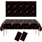 Manteles rectangulares impermeables de flores (2 pack)