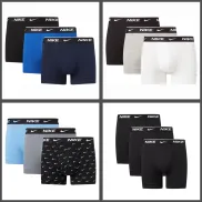 Pack de 3 Boxers Nike. Tallas S a XL. 4 combinaciones.