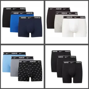 Pack de 3 Boxers Nike. Tallas S a XL. 4 combinaciones.