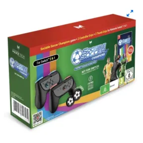 2 Controladores y 2 Thumb Grips para Sociable Soccer Switch