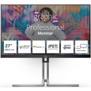 Monitor Q27U3CV AOC 27" QLED IPS QHD USB-C 75Hz HDR 400