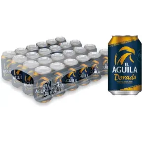 Cerveza El Águila especial sin filtrar 24 x 33cl.