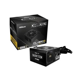 Fuente 650W ASRock CL-650G, 80 Plus Gold, ATX 3.1