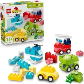 Juego Educativo LEGO Duplo: Vehículos para Motricidad Fina