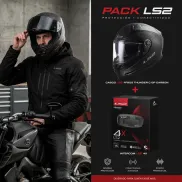 Casco LS2 Vector II CARBONO + Intercom 4X | ECE22.06