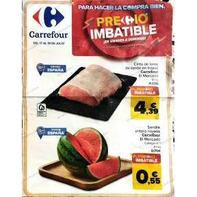 Precio Imbatible en Folleto Carrefour del 17 al 19 de julio