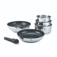 Juego de cocina de 6 piezas de acero inoxidable LAGUIOLE