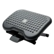 Reposapiés Ergonómico Ajustable con Masaje para Oficina