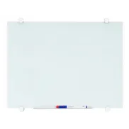Tablero Magnético de Vidrio Blanco Bi-Office 90x60 Flow
