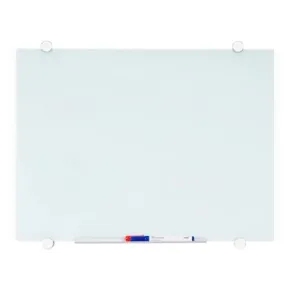 Tablero Magnético de Vidrio Blanco Bi-Office 90x60 Flow