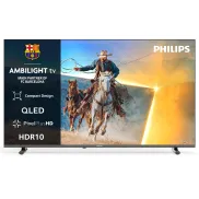 Smart TV 40" QLED 4K Philips con Ambilight y Dolby Audio