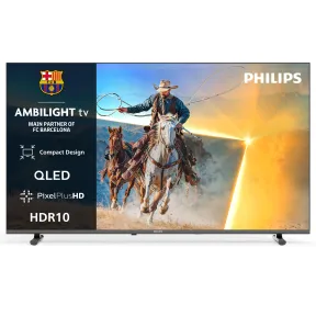 Smart TV 40" QLED 4K Philips con Ambilight y Dolby Audio