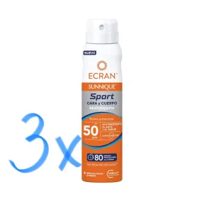 Bruma Protectora Ecran Sunnique Sport SPF 50 para Rostro y Cuerpo