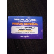 Cupon 5.90€ para Cines Yelmo
