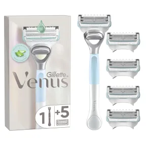 Maquinilla de Depilación Venus para Mujer con Recambios y Aloe
