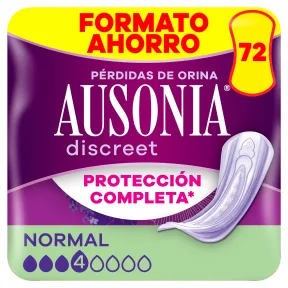 Compresas Normales Ausonia Discreet para Pérdidas de Orina
