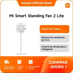 Mi Smart Standing Fan 2 Lite: Potente y Ajustable.