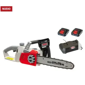 Motosierra a batería Ikra ICC 22035, 40V, 2 Ah, 2 baterías