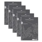 Pack de 5 Cuadernos A4 cuadriculados Faber-Castell Alemania