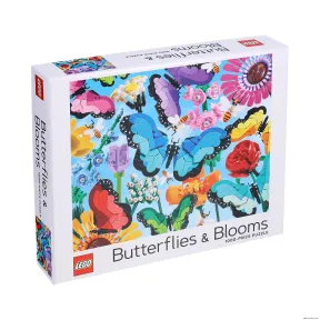 Puzle de 1000 Piezas: Mariposas y Flores de Lego