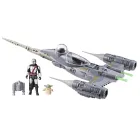 N-1 Starfighter: El Mandaloriano y Grogu en figura de 10 cm