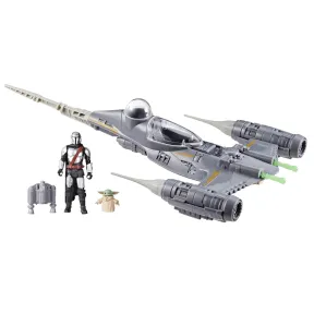 N-1 Starfighter: El Mandaloriano y Grogu en figura de 10 cm