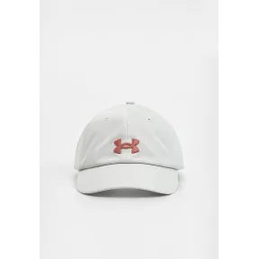 Gorra blanca Blitzing de Under Armour, talla única.