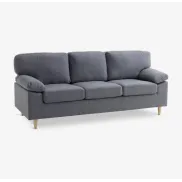 Sofá gris GEDVED de 3 plazas para tu sala.