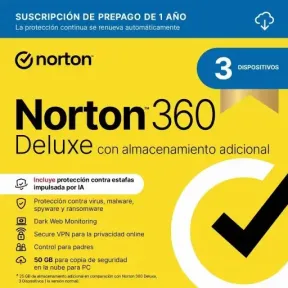 Norton 360 Deluxe - Suscripción de 1 Año