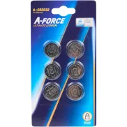 Baterías A-Force CR2032 en paquete de 6 unidades