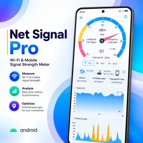 Net Signal Pro: Meter de WiFi & 5G, Gestión de Mi WiFi