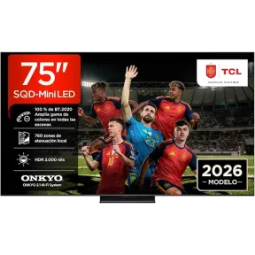 TCL 75Q7D Pro 75” TV 4K HDR, Google TV y Audio Onkyo