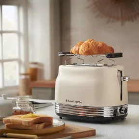 Tostadora Vintage Hanley Jazmín Russell Hobbs 900W 2 Rebanadas