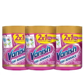 Pack de 3 Vanish Oxi ACTION 2700GR Quitamanchas Ropa