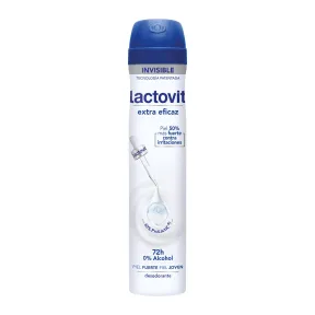 Desodorante Lactovit Extra Eficaz 72H - 0% Alcohol 200 ML
