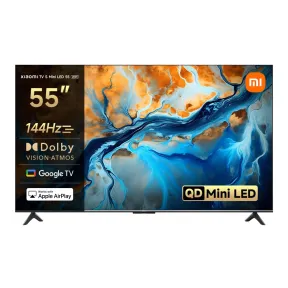 XIAOMI TV S Mini 55" 4K, Diseño sin Bordes, Google TV