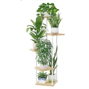 Estantería de Metal Alto para 5 Plantas - Soporte Esquinero