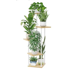 Estantería de Metal Alto para 5 Plantas - Soporte Esquinero