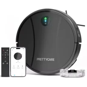 Aspirador Robot PrettyCare C2, Barre y Frega 4000Pa