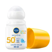 NIVEA SUN Roll-on FP 50+ para Piel Sensible de Niños
