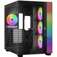 Caja de PC be quiet! Light Base 600 LX Black con iluminación