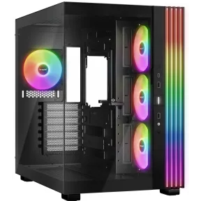 Caja de PC be quiet! Light Base 600 LX Black con iluminación