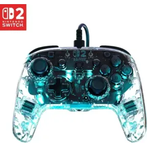 Mando RGB Afterglow Clear Turtle Beach para Nintendo Switch 2