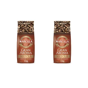 Marcilla Café Grano Gran Aroma 2 x 1000g Mezcla