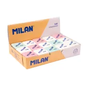 Caja de 30 gomas cuadradas MILAN