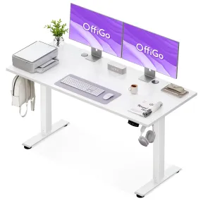 Escritorio Elevable Ergonómico OffiGo de 160 cm con Memoria