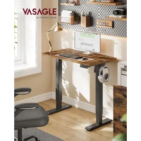 Escritorio Elevable Eléctrico VASAGLE 80 x 50 cm para Ordenador