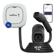 Cargador EV Tipo 2 Wallbox Pulsar Max 22kW con Cable 5m